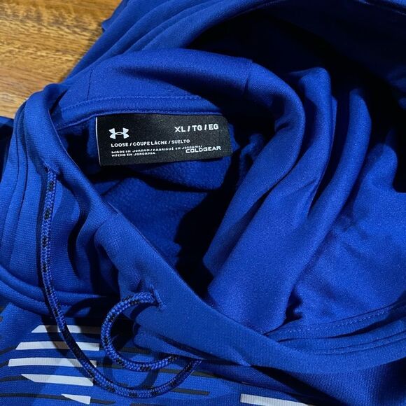Under Armour Men’s Hoodie Loose Fit Blue NWOT - Picture 13 of 13